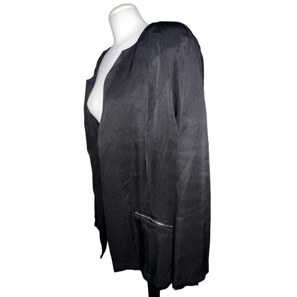 BloomChic Open Front Pocket Long Sleeve Career Blazer Sz 26 (4XL) Womens Plus Bl - Picture 10 of 10